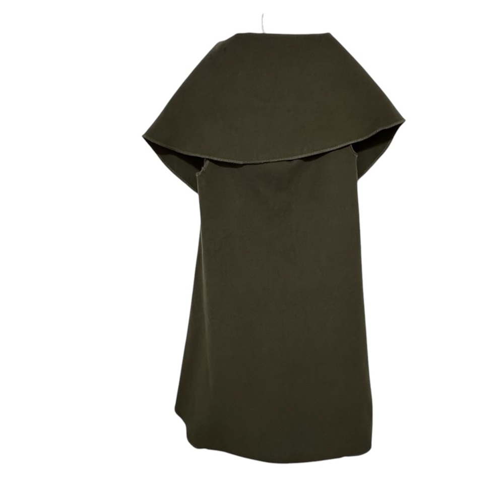 Revamped Camo Green Waterfall Sleeveless Over Coat Size XS - Picture 4 of 8
